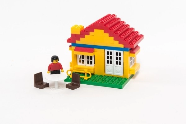 Zestaw Klocków Cheva 6 Domek plastikowy 86 elementów w pudełku 22,5x15x5cm