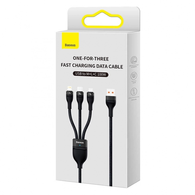 USB kabel Baseus Flash Series 3w1