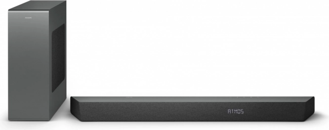 Soundbar Philips 3.1 z Dolby Atmos i bezprzewodowym subwooferem