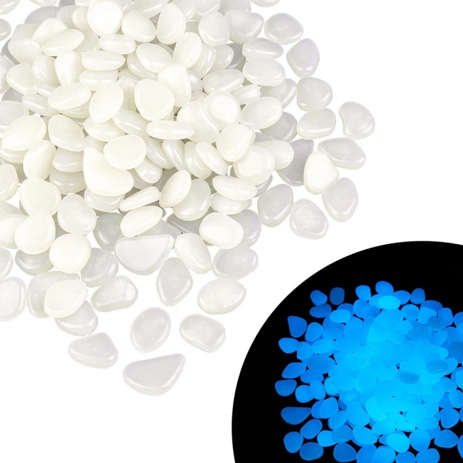 Fluorescencyjne świecące kamienie