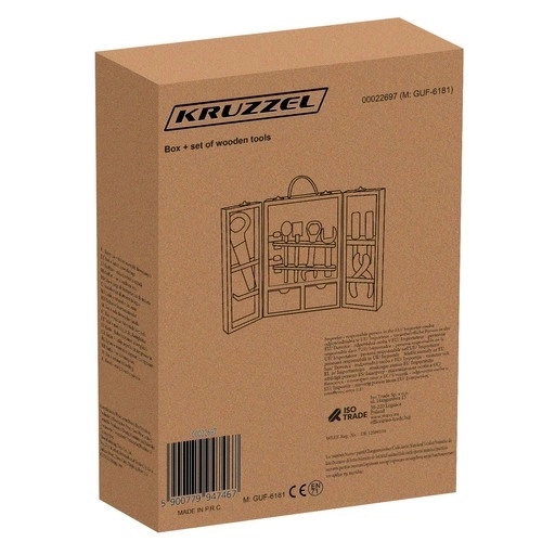 Zestaw narzędzi drewnianych Box + 22697