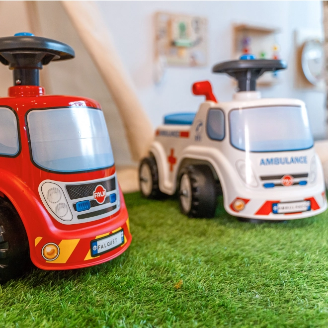 FALK Jeździk Ambulans z otwieranym siedzeniem i klaksonem na kierownicy