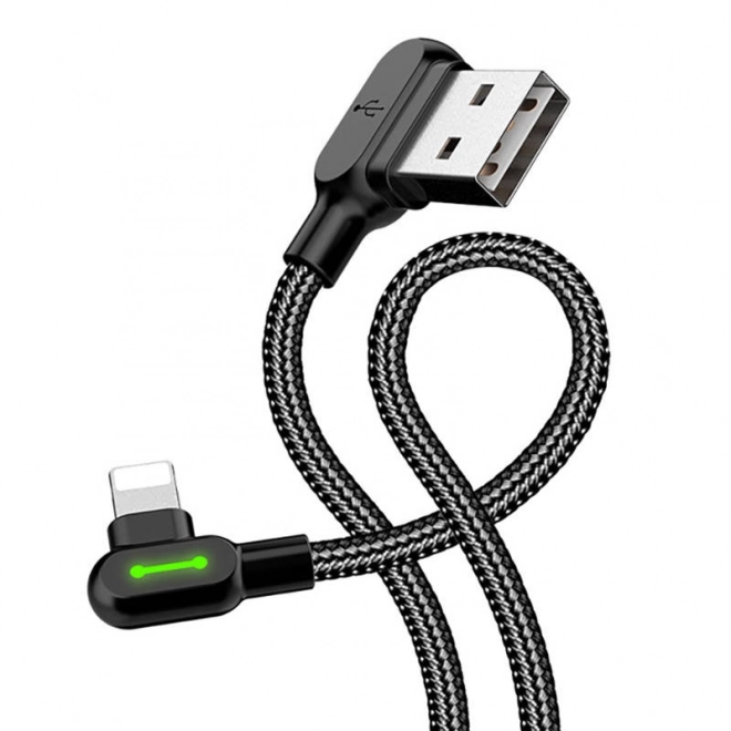 Kabel USB-Lightning, Mcdodo CA-4673, kątowy, 1,8 m (czarny)