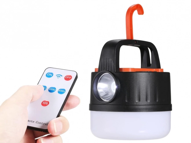 Ładowana lampa kempingowa LED z pilotem