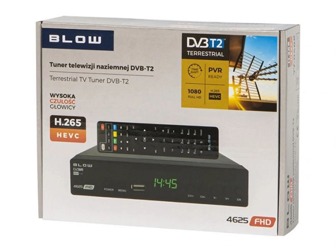 Tuner telewizyjny DVB-T2 4625FHD H.265
