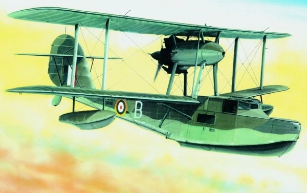 Model Supermarine Walrus 1:48 23,6x29cm w pudełku 34x19x5,5cm