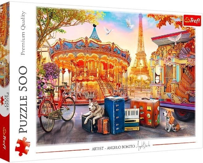 Puzzle 500 elementów – Wakacje w Paryżu TREFL