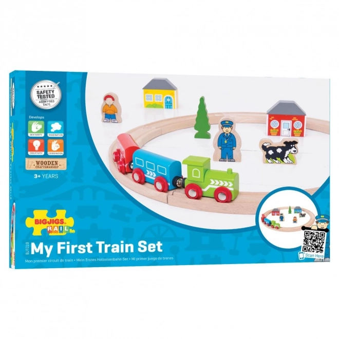 Bigjigs Rail Moja pierwsza kolejka 19 części