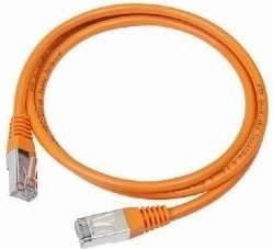 Patch kabel kat.5e pomarańczowy 0,25 m