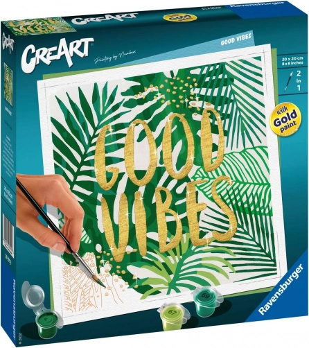 CreArt: Good Vibes – malowanie po numerach dla nastolatków