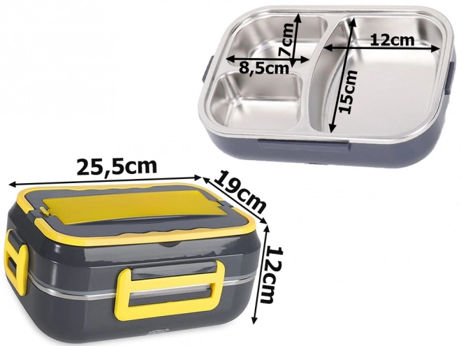 Elektryczny podgrzewany lunchbox do samochodu roboczego