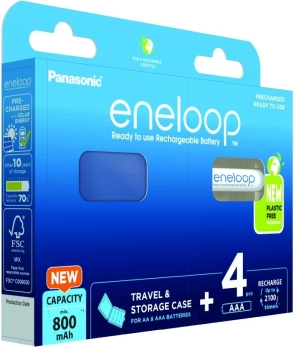 Akumulatory Eneloop AAA 800 mAh 4 szt. z pudełkiem