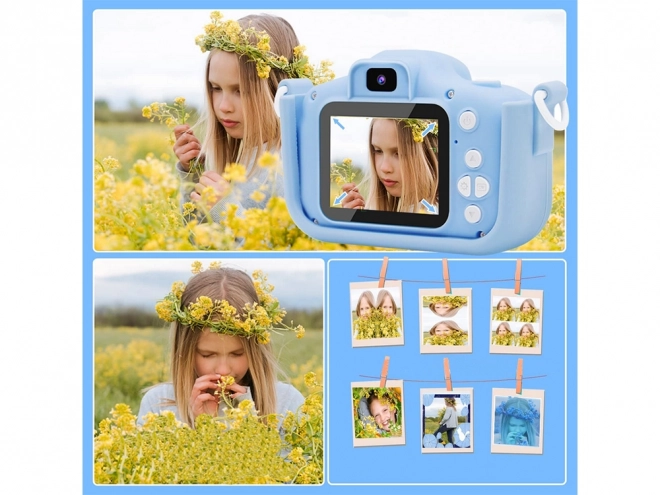 Cyfrowy aparat fotograficzny dla dzieci z kotkiem