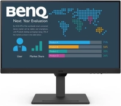 27″ biurowy monitor BENQ z QHD IPS, 75 Hz, 5 ms, HDMI i USB‑C