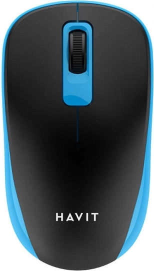 bezprzewodowa mysz HAVIT czarno-niebieska 2,4 GHz 1200 DPI