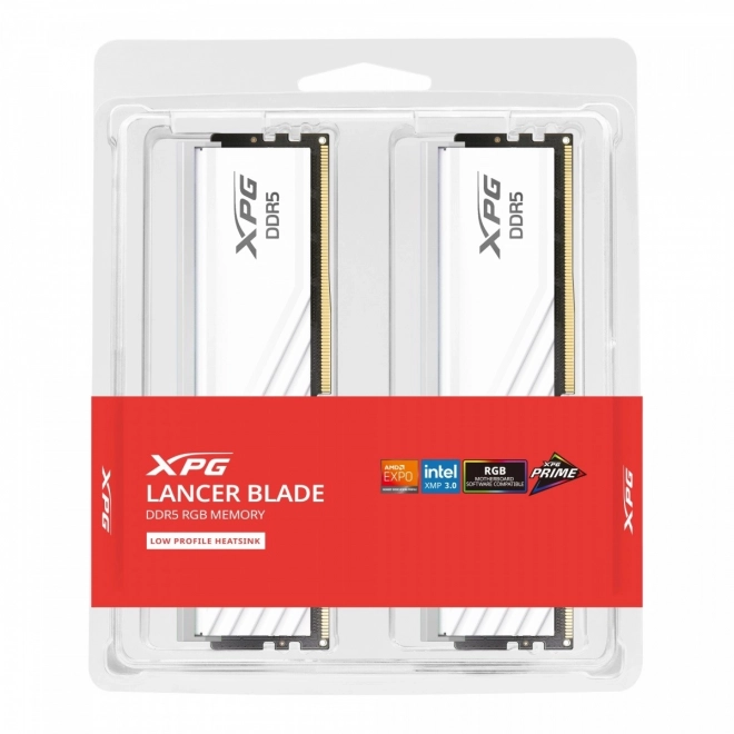 Pamięć XPG Lancer Blade DDR5 32GB RGB biała