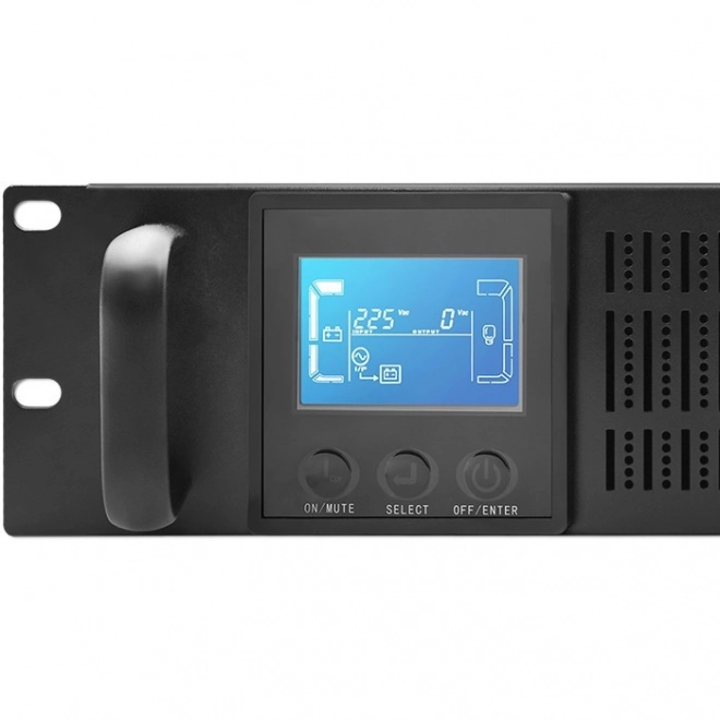 Awaryjne źródło zasilania UPS RACK 1kVA 800W z LCD