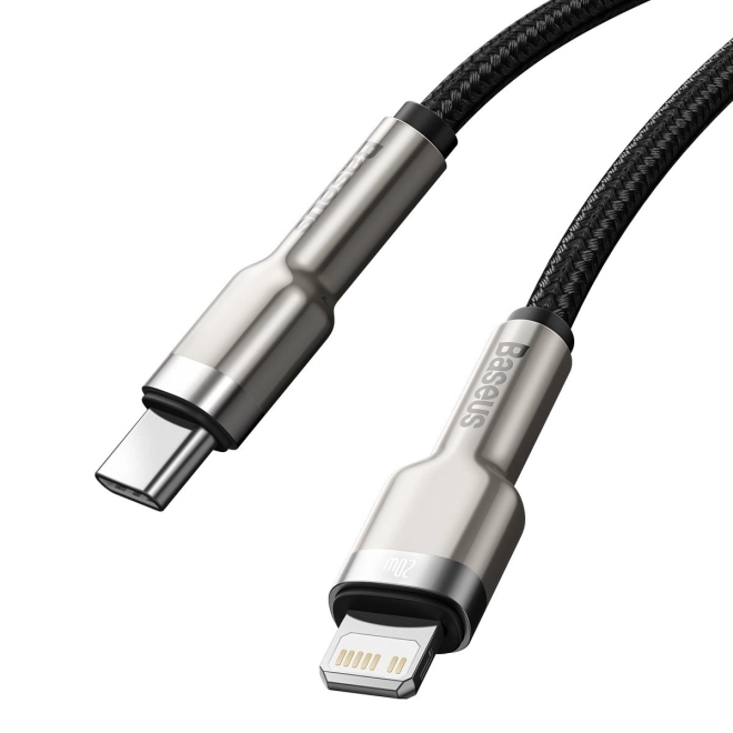 Baseus kabel USB-C do Lightning Cafule 20W, 2m czarny