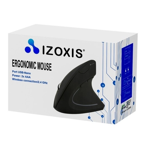 Bezprzewodowa mysz pionowa Izoxis 21799