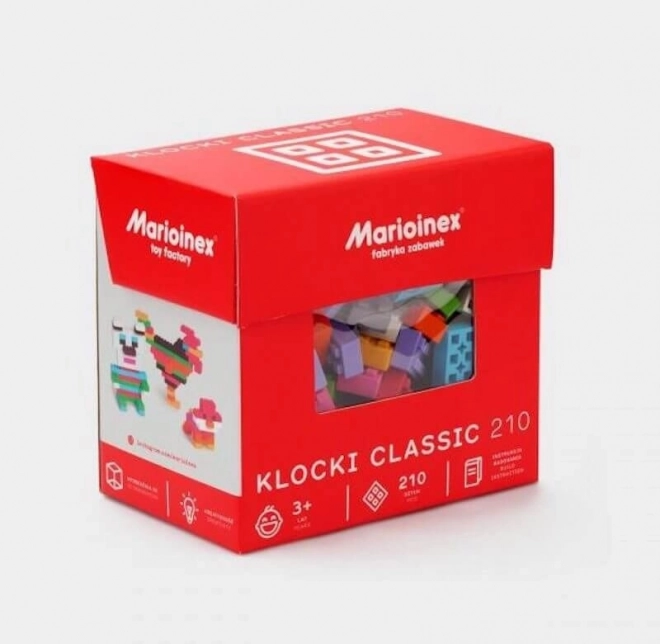 Konstrukcyjny zestaw klocków Classic 210 elementów