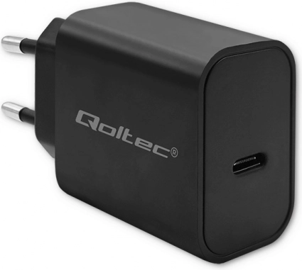 ładowarka sieciowa USB‑C 20 W z obsługą Power Delivery – czarna