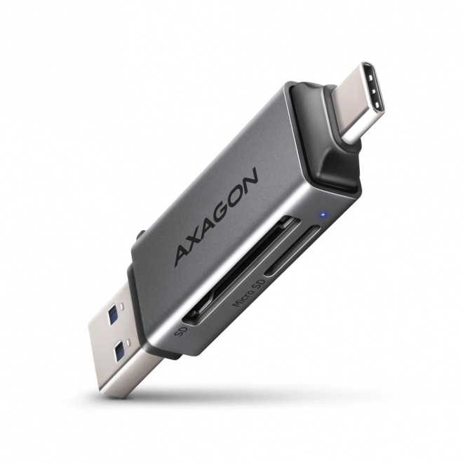 Zewnętrzny czytnik kart CRE-DAC USB3.2 Gen 1 Type-C + Type-A SD/microSD
