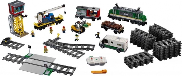 LEGO City pociąg towarowy
