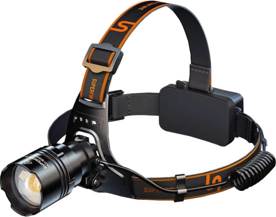 Latarka czołowa Superfire HL31 z USB‑C i mocą 2200 lm