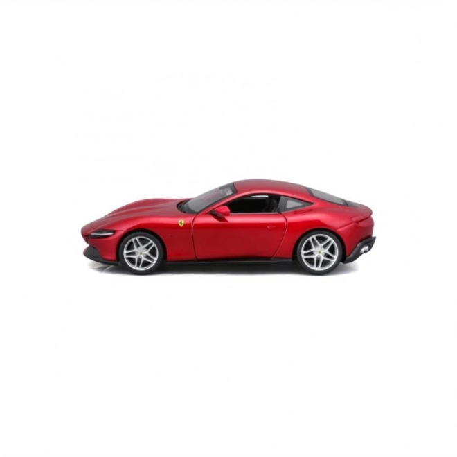 Metalowy samochodzik Ferrari Roma w kolorze czerwonym
