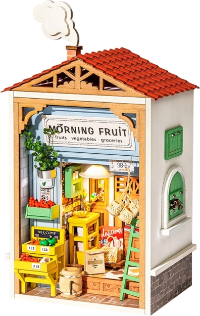 miniaturowy domek sklep z owocami robtime