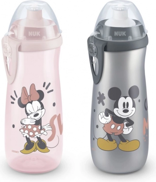 NUK FC sportowa butelka Mickey Mouse 450 ml szara