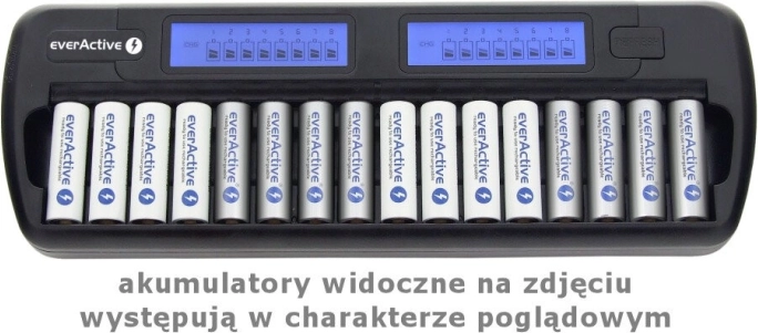 Ładowarka procesorowa do 16 akumulatorów AA/AAA