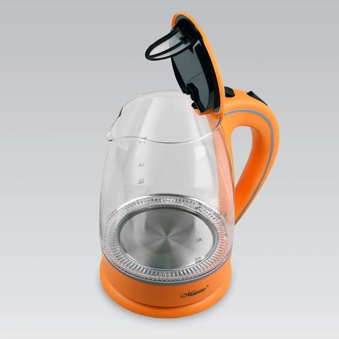 Czajnik szklany 1,7 l 2000 W MR-064-ORANGE
