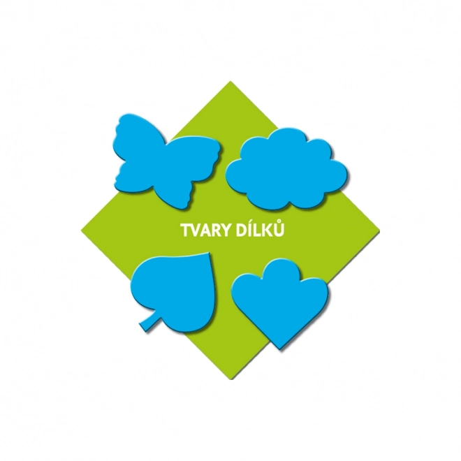 Puzzle planszowe Krecik ogrodnik 12 elementów