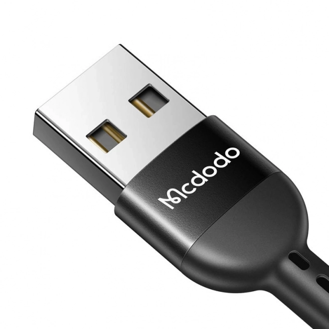 Sprężynowy kabel USB do USB-C Mcdodo Omega CA-6420 1,8 m (czarny)