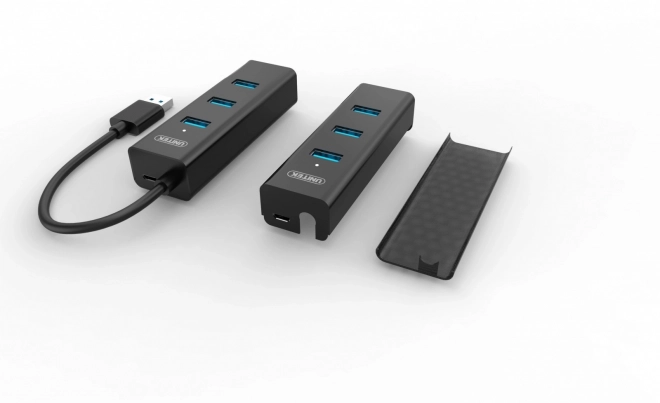 Rozdzielacz 4x USB 3.0; BC1,2; CZARNY