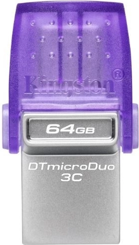 Pendrive USB Kingston DataTraveler microDuo 3C 64 GB USB‑A/USB‑C