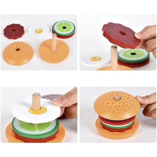 Kruzzel drewniany hamburger 22673