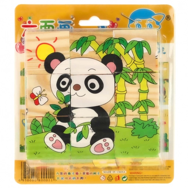 Drewniane puzzle Safari 3D