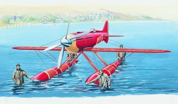 Model Macchi Castoldi M.C.72 1:48 17,5x19cm w pudełku 31x13,5x3,5cm