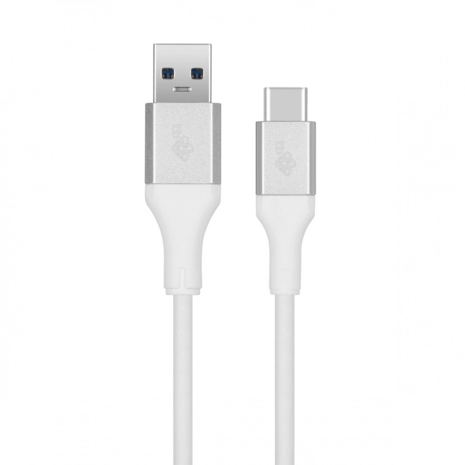 Biały USB 3.0 - USB C kabel 2m PREMIUM 3A TPE