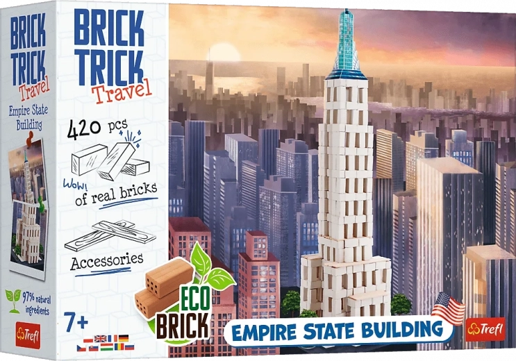 Klocki TREFL BRICK TRICK Travel: Empire State Building XL (420 elementów)