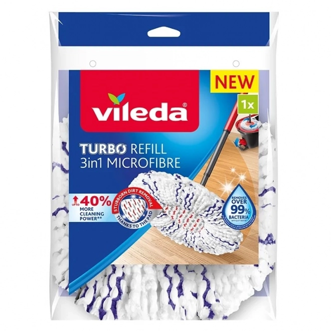 Zapasowa wkładka do mopa obrotowego Turbo 3w1 Microfibre