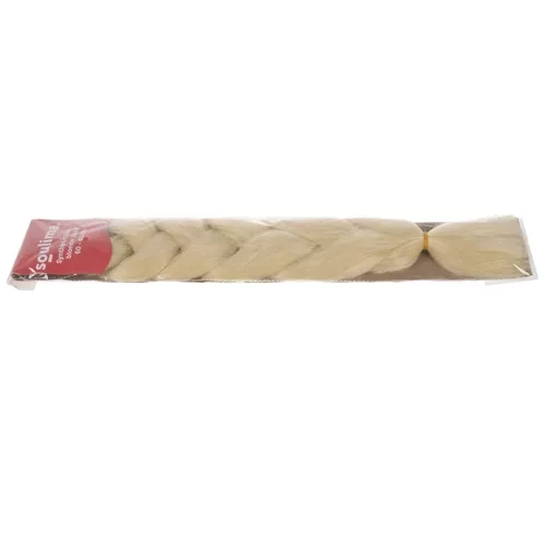 Syntetyczne włosy warkocze blond Soulima 23556