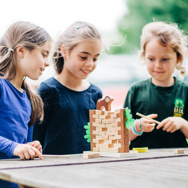 Bigjigs Toys Drewniana gra motoryczna Kosmiczne dżungla