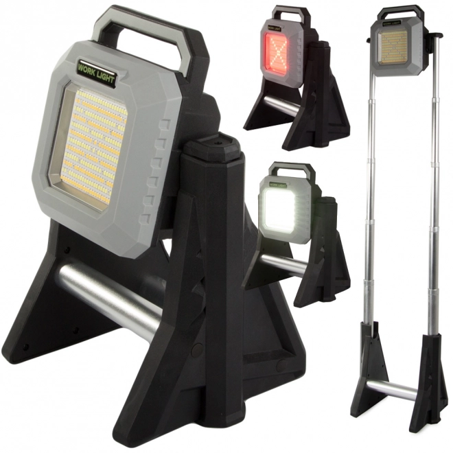 Ładowalny teleskopowy reflektor LED 3000 lumenów