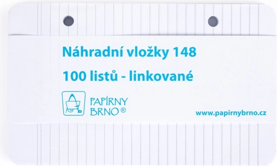 Wkład wymienny do KARIS A6, w linię, 100 arkuszy (90 × 148 mm)