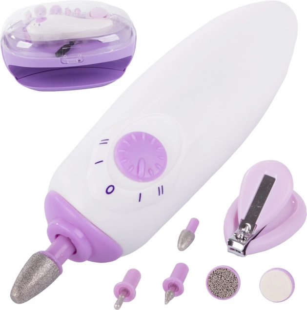 Elektryczny zestaw do manicure i pedicure 7 w 1 z frezarką i suszarką