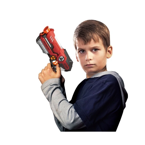 Gra pistolet laserowy dla dwf3ch graczy