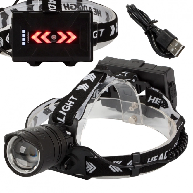 Profesjonalna czołówka z LED Cree XHP360 Powerbank Zoom od Bailong